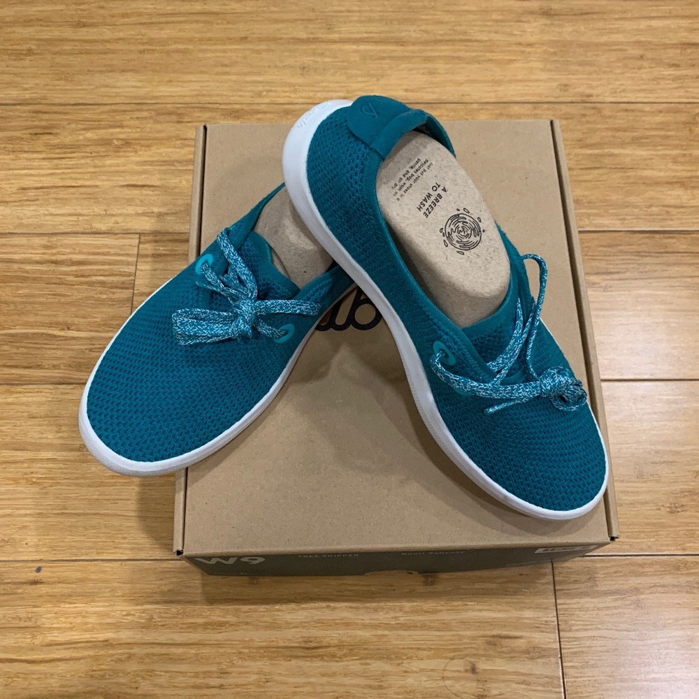 Allbirds Sneakers Shoes Women Tree Skiper size 9 in Kauri Peacock